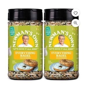 2 Pk Newmans Own Everything Bagel Seasoning Blend 2 Pack 791 oz Large Bottles
